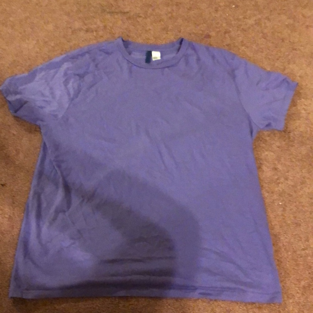 plain purple t shirt